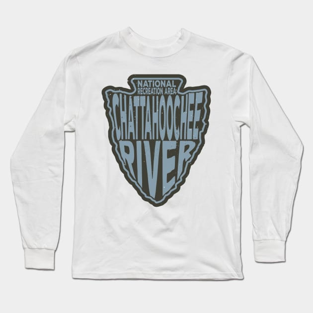 Chattahoochee River National Recreation Area name arrowhead Long Sleeve T-Shirt by nylebuss